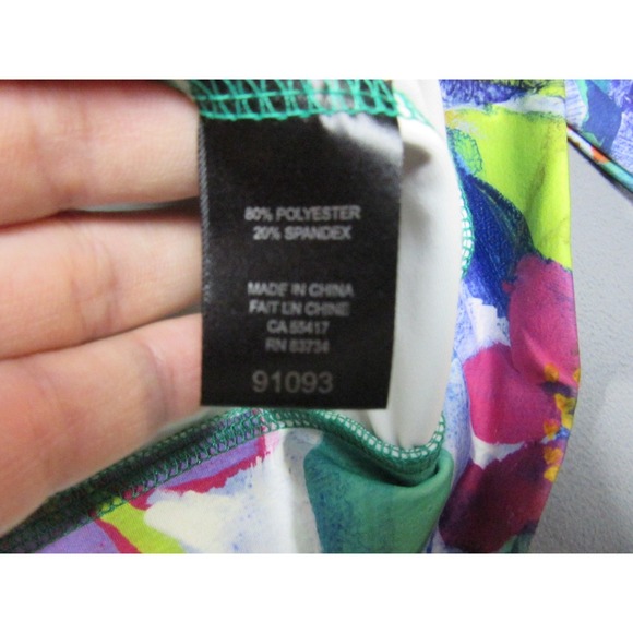 Claire Desjardins Jacket Women Small Multicolor Growing Floral Art Print Stretch - Picture 5 of 13